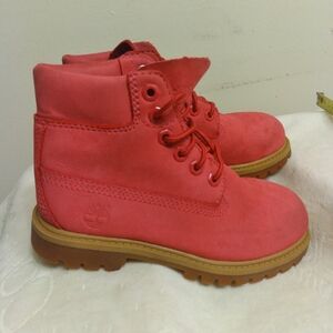 Timberland Kids Red Boots TODDLER size 11